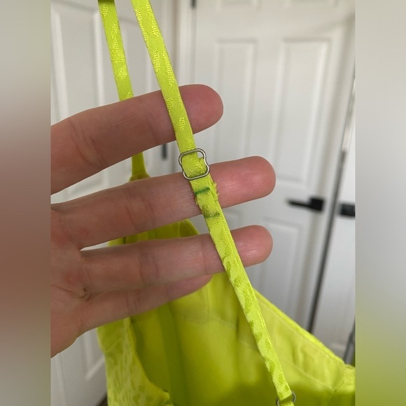 Blue Life Neon Yellow Animal Print Mini Dress Size Large - Picture 8 of 12